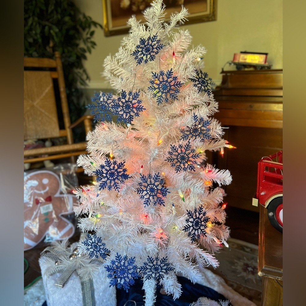30 Christmas Blue Snowflake
Ornaments